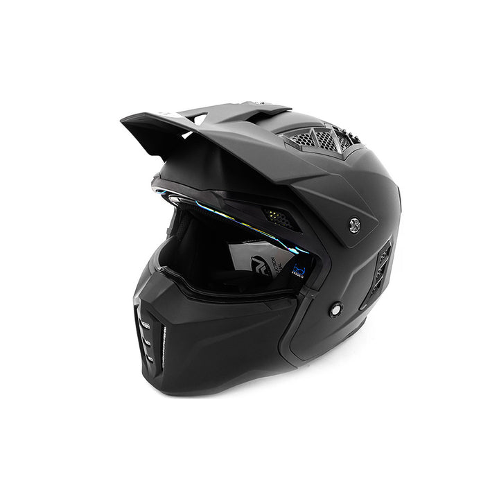 Hero street Full Face helmet ( Matte Black ) - Lifty Electric Scooters