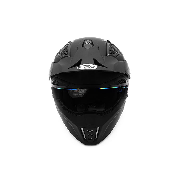 Hero street Full Face helmet ( Matte Black ) - Lifty Electric Scooters