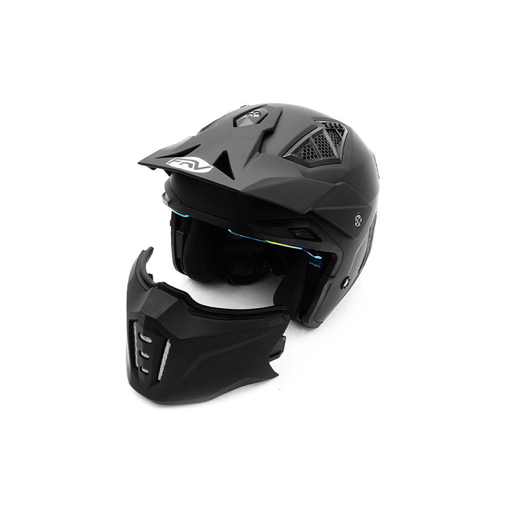 Hero street Full Face helmet ( Matte Black ) - Lifty Electric Scooters