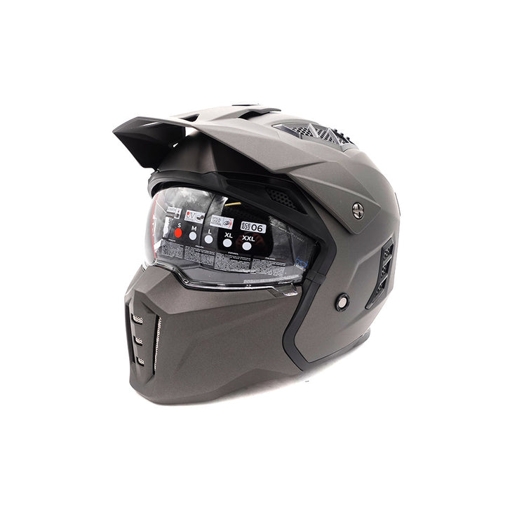 Hero street Full Face helmet ( Matte Bronze ) - Lifty Electric Scooters