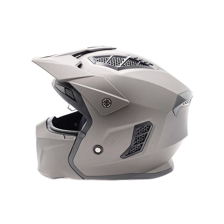 Hero street Full Face helmet ( Matte Bronze ) - Lifty Electric Scooters