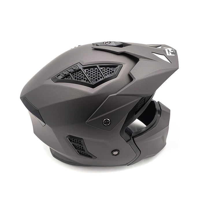 Hero street Full Face helmet ( Matte Bronze ) - Lifty Electric Scooters