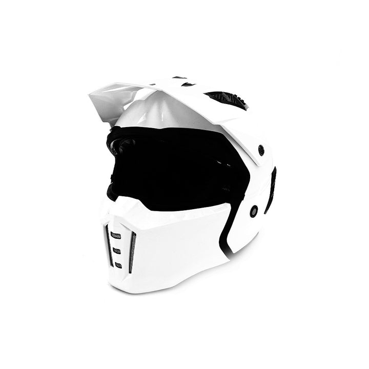 Hero street Full Face helmet ( White ) - Lifty Electric Scooters