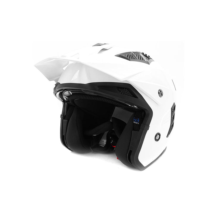 Hero street Full Face helmet ( White ) - Lifty Electric Scooters