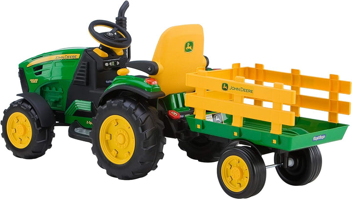 Lifty Electric Tractor John Deere with Trailer 12V - Lifty Electric Scooters