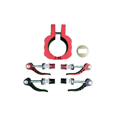 Reinforced Zero Dualtron Stem Clamping Ring – Red Color - Lifty Electrics