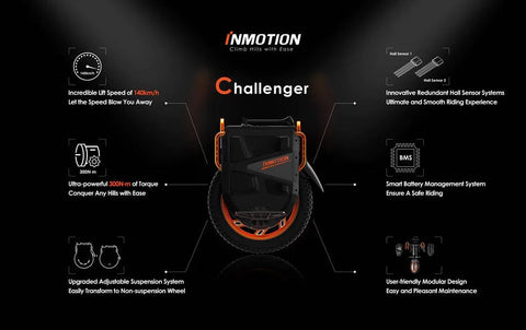 NEW! Inmotion Challenger (V13) PRE-ORDER - Lifty Electrics